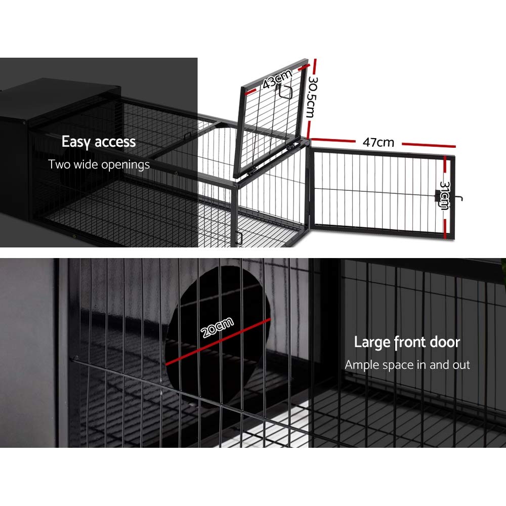 Rabbit Bunny Guinea Pig Cage 122cm Metal - Image 5