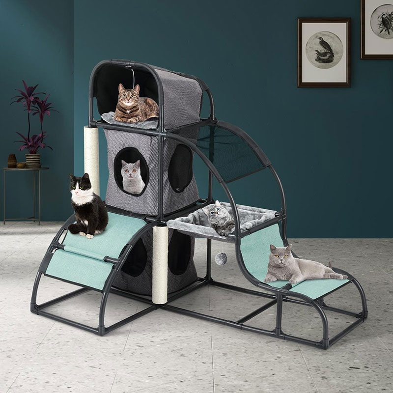 Cat Kitten Condo 120 x 118cm Scratching Post Tree - Image 3