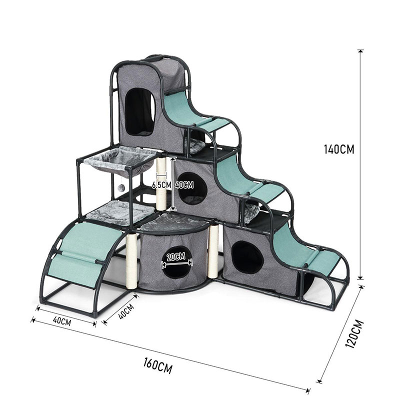 Cat Kitten Condo 160 x 140cm Scratching Post Tree - Image 2