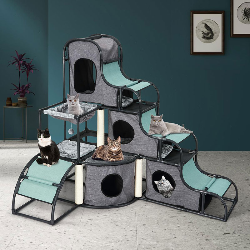 Cat Kitten Condo 160 x 140cm Scratching Post Tree - Image 3