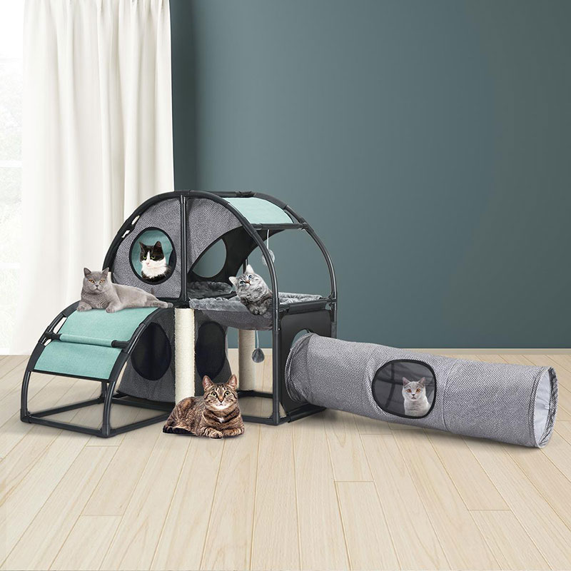 Cat Kitten Condo 80 x 160cm Scratching Post Tree - Image 3