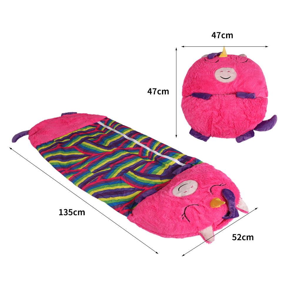 Childrens Sleeping Bag Unicorn Rainbow - Image 2