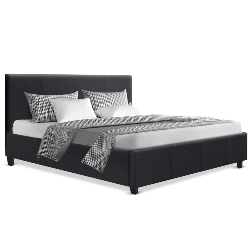 Fabric Bed Frame Neo Charcoal