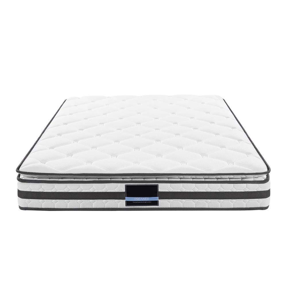 Mattress Pocket Spring Foam 21cm Medium Firm Euro Top - Image 2
