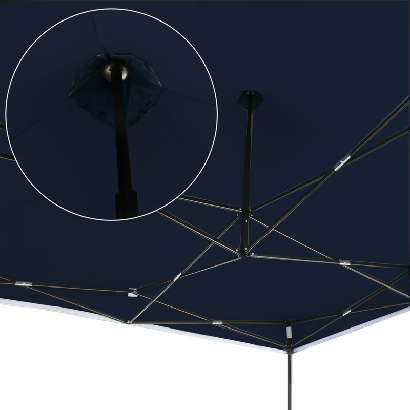 Pop Up Gazebo 3 x 3m Navy - Image 7