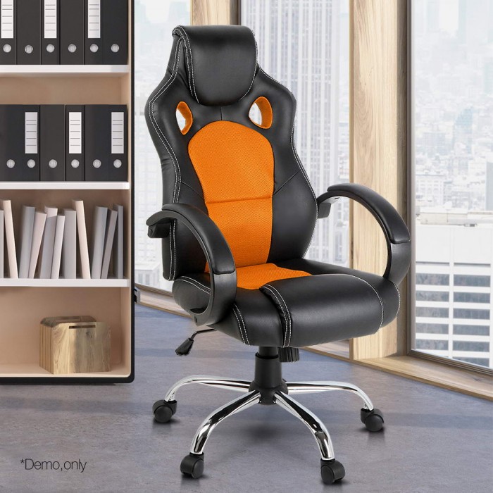Racer Office Chair Maverick Black & Orange - Image 6