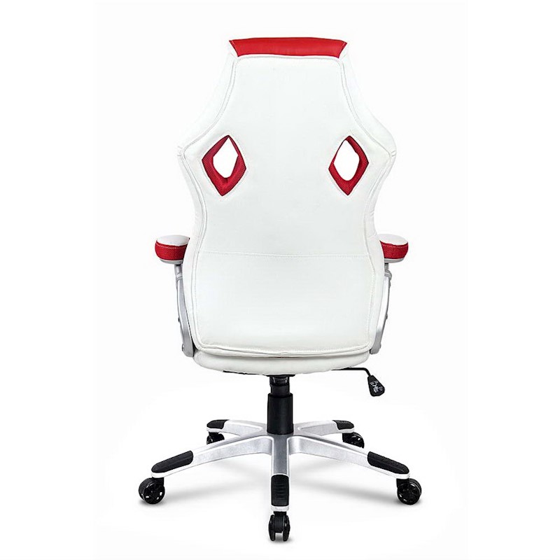 Racer Office Chair White & Red - Image 6