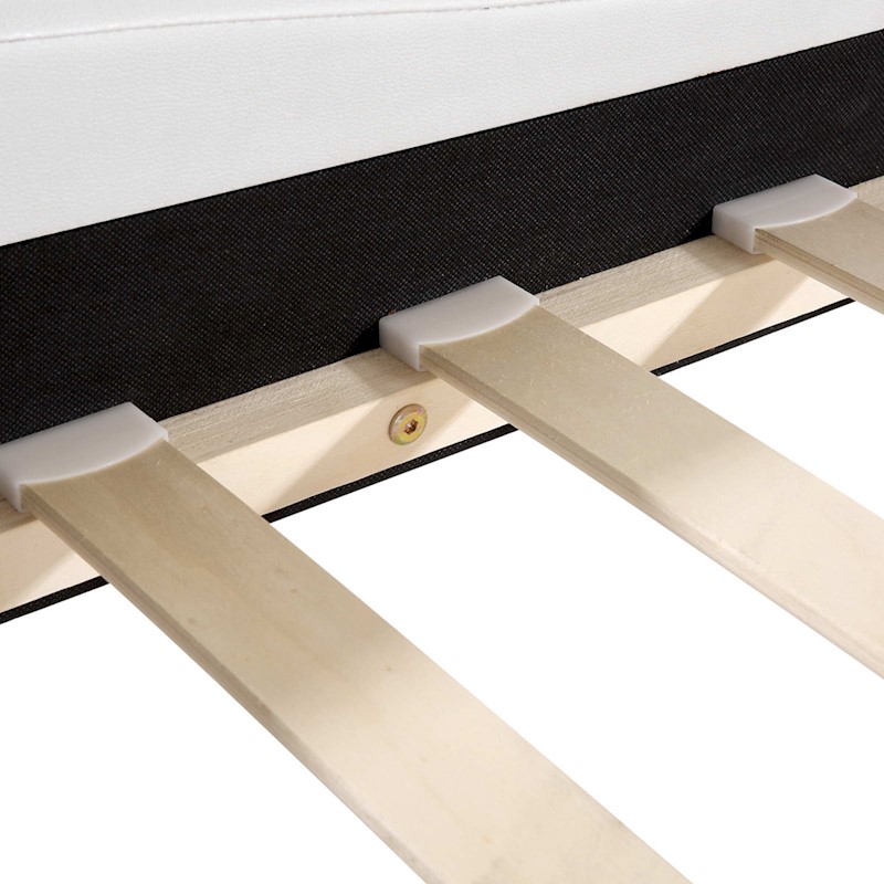 Leather Bed Frame Flio White - Image 7