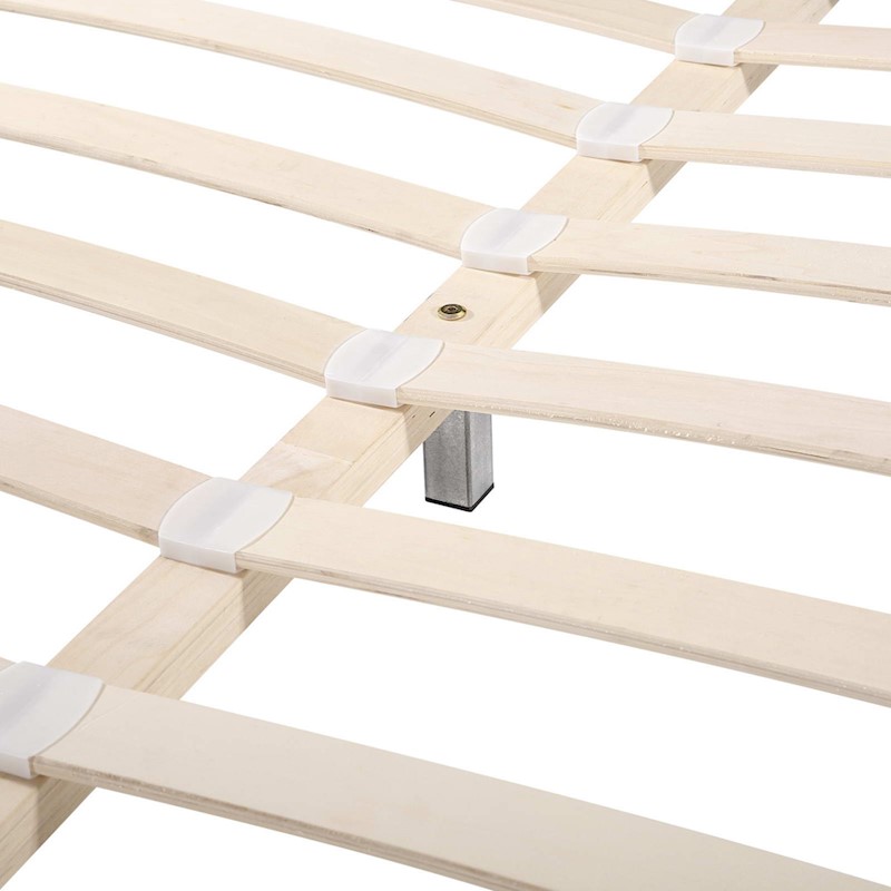 Leather Bed Frame Flio White - Image 8