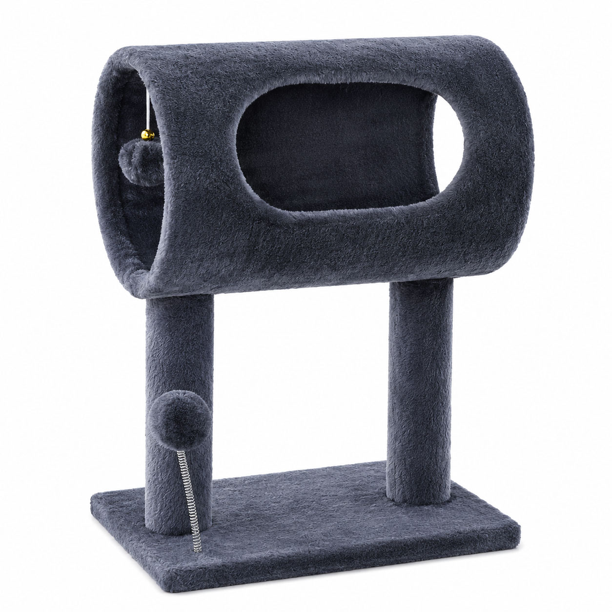 Cat Kitten Toy 53cm Scratching Post Grey