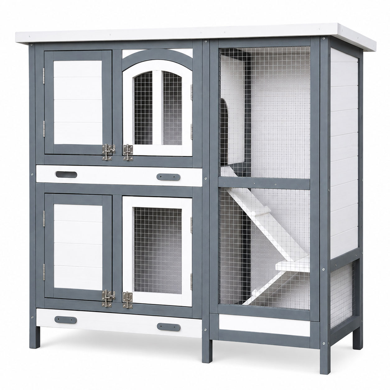 Rabbit Bunny Guinea Pig Ferret Hutch House 98cm
